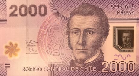 Аверс банкноты 2000 песо (Чили) 2009 года
