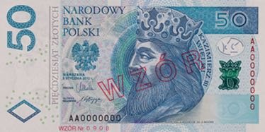 Нове сімейство банкнот Польщі (B859a – B862a), про введення якого повідомляється у квітні 2014 р.