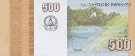 Затверджено нові банкноти Анголи номіналом 50, 100, 200 і 500 кванз (B545a – B548a)