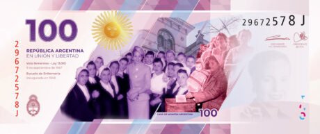 Нову банкноту Аргентини номіналом 100 песо (B423a) буде введено в обіг у четвертому кварталі 2022 року.