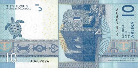 Підтверджено нові банкноти Аруби (B121a – B125a)