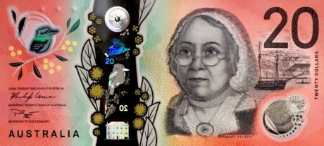 Підтверджено новий підпис австралійської банкноти номіналом 20 доларів (B232b)