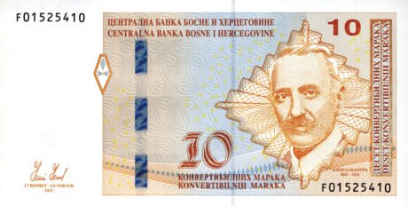 Potwierdzono nową rodzinę banknotów dla Bośni i Hercegowiny (B224a – B231a)