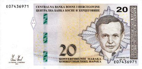 Potwierdzono nową rodzinę banknotów dla Bośni i Hercegowiny (B224a – B231a)