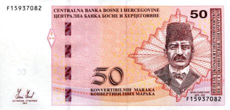 Potwierdzono nową rodzinę banknotów dla Bośni i Hercegowiny (B224a – B231a)