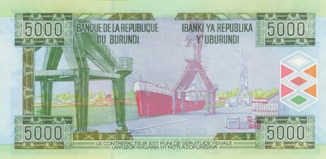 Затверджено нові банкноти Бурунді номіналом 2000 та 5000 франків (B234a та B235a)