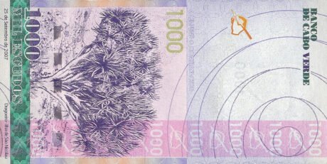 Затверджено нову банкноту Кабо-Верде номіналом 1000 ескудо (B214a)