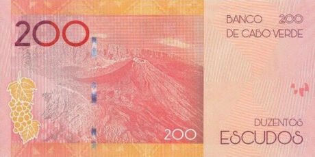 Нова паперова банкнота Кабо-Верде номіналом 200 ескудо (B222a) підтверджена запровадженням 08.01.2021