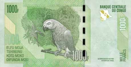 Затверджено нову банкноту Демократичної Республіки Конго номіналом 1000 франків (B323a)