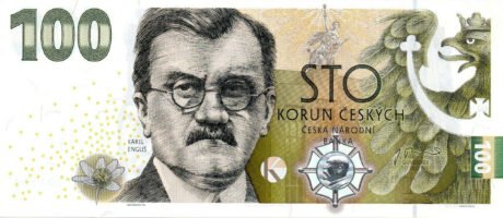 Затверджено нову пам'ятну банкноту Чехії номіналом 100 крон (BNP102a)
