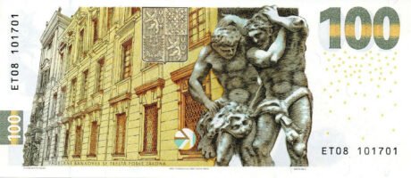 Затверджено нову пам'ятну банкноту Чехії номіналом 100 крон (BNP102a)