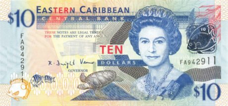 Підтверджено нові банкноти східно-карибських держав (B231a – B235a)