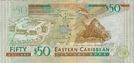 Затверджено випуск нової 50-доларової банкноти (B238a) східно-карибських держав