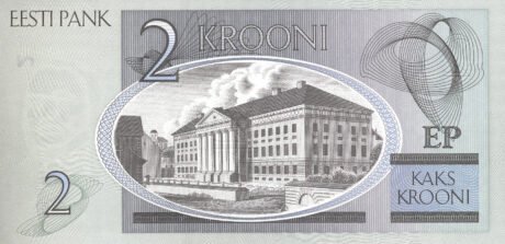 Затверджено нові банкноти Естонії номіналом 2 і 10 крон (B227a та B228a)