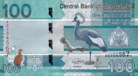 Затверджено нове сімейство банкнот Гамбії 2019 р. (B235a – B240a)
