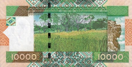 Затверджено нову банкноту Гвінеї номіналом 10000 франків (B332a)