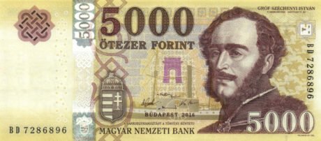 Угорщина підтвердила випуск нових банкнот номіналом 2000 та 5000 форинтів (B589a та B590a)