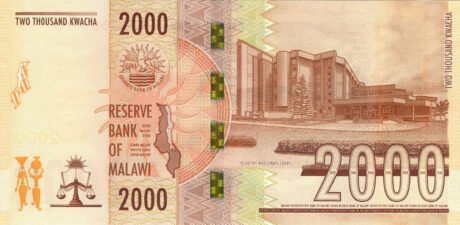 Затверджено нову банкноту Малаві номіналом 2000 квач (B164a)