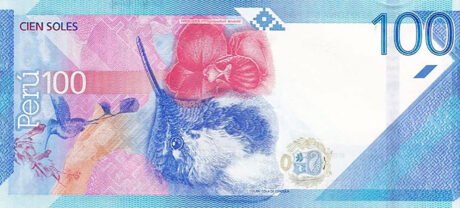 Нову банкноту Перу номіналом 100 солей (B540a) підтверджено введенням 22 липня 2021 р.