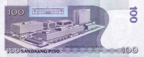 На Філіппінах підтверджено нову пам'ятну банкноту готелю Manila номіналом 100 песо (B1068a)