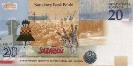 Затверджено нову пам'ятну банкноту Польщі номіналом 20 злотих (BNP825a)
