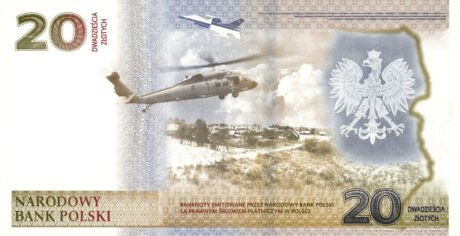 Затверджено нову пам'ятну банкноту Польщі номіналом 20 злотих (BNP826a)