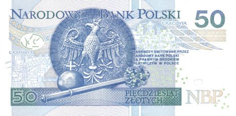 Затверджено нові банкноти Польщі номіналом 10, 20, 50 та 100 злотих (B859a — B862a)