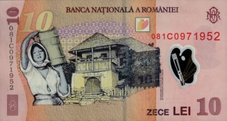 Zatwierdzono nowy banknot rumuński o nominale 10 lejów (B281a).