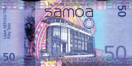 Затверджено нову пам'ятну банкноту Самоа номіналом 50 тал (B120a)