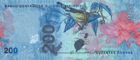 Затверджено нову банкноту Сан-Томе та Прінсіпі номіналом 200 добр (B316a)