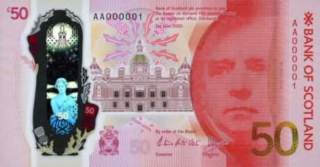 Шотландія Банк Шотландії затвердив випуск нової 50-фунтової банкноти
