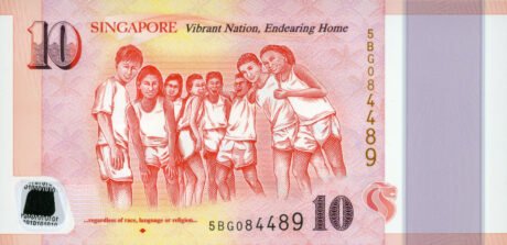 Затверджено нові пам'ятні банкноти Сінгапуру номіналом 10 і 50 доларів, присвячені державному будівництву (B212a – B217a).