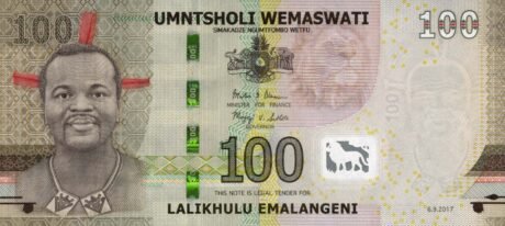 Затверджено нові банкноти Свазіленду номіналом 100 та 200 лілангенів (B237a та B238a)