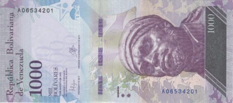 Затверджено нову банкноту Венесуели номіналом 1000 боліварів (B365a)