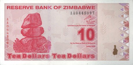 Нові переоцінені облігації Зімбабве (B183a – B189a) підтверджено