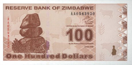 Нові переоцінені облігації Зімбабве (B183a – B189a) підтверджено