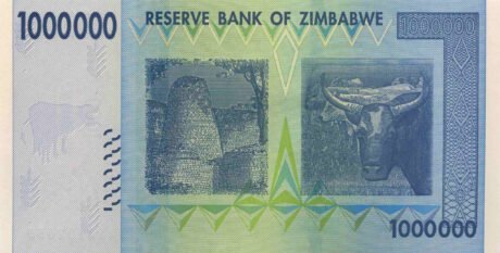 Затверджено нові банкноти Зімбабве номіналом 100000, 500000 та 1000000 доларів (B166a – B168a)