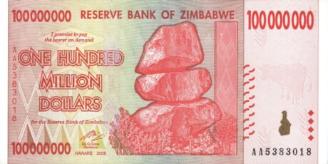 Затверджено нові банкноти Зімбабве номіналом 10, 50 та 100 мільйонів доларів (B169a – B171a)