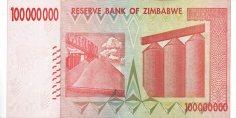 Затверджено нові банкноти Зімбабве номіналом 10, 50 та 100 мільйонів доларів (B169a – B171a)