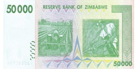 Затверджено випуск нової банкноти Зімбабве номіналом 50000 доларів (B165a)