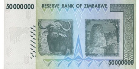 Затверджено нові банкноти Зімбабве номіналом 10, 50 та 100 мільйонів доларів (B169a – B171a)
