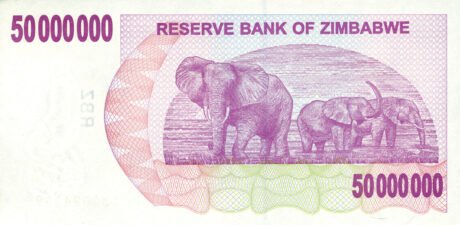Затверджено нові банкноти Зімбабве номіналом 25 та 50 мільйонів доларів (B147a та B148a)