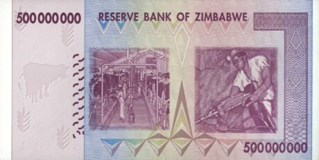 Затверджено нові банкноти Зімбабве номіналом 200 та 500 мільйонів доларів (B172a та B173a)