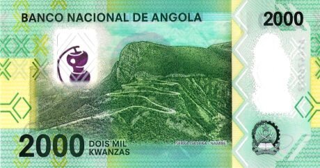 Реверс банкноты 2000 Ангольских кванза 2020 года