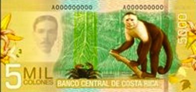 Kostaryka prezentuje nowy projekt banknotu
