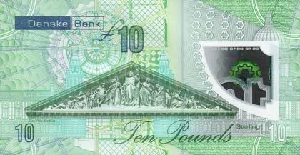 Затверджено нову 10-фунтову банкноту Danske Bank Північної Ірландії (B503a)