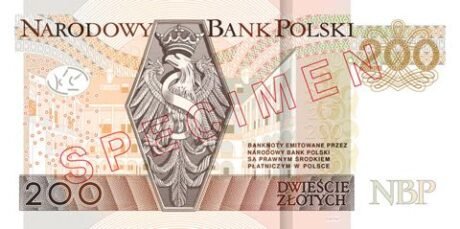 Польща представляє нову банкноту номіналом 200 злотих (B863a), яка буде введена в обіг у лютому 2016 року.