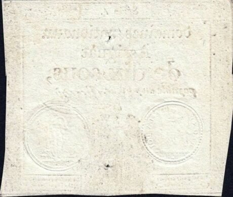 Реверс банкноты 10 Sous (Франция) 1793 года