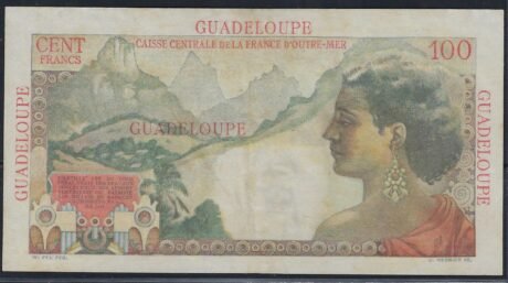 Реверс банкноты 100 франков (Франция) 1946 года