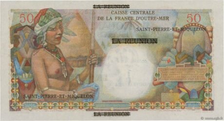 Реверс банкноты 1 франк 